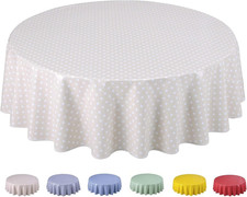 Home Direct round Oilcloth PVC