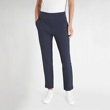 Green Lamb Women's Pull-On Contour 7/8 Trousers in Navy Blue