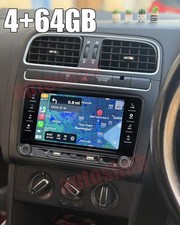 4+64G For VW Polo 2009-2014 Android 15 Carplay Radio Stereo Headunit Sat Nav
