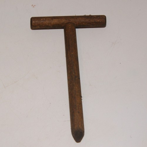 Vintage wooden bar - wooden, handle