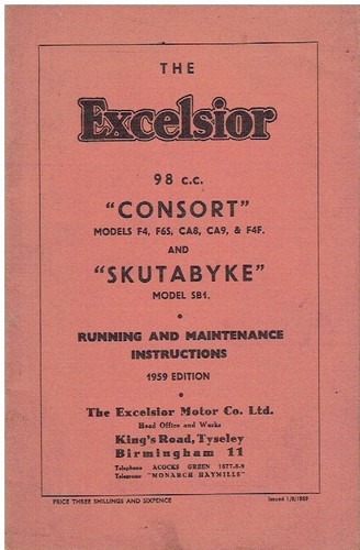 Excelsior 97cc consort f - excelsior, f4/f