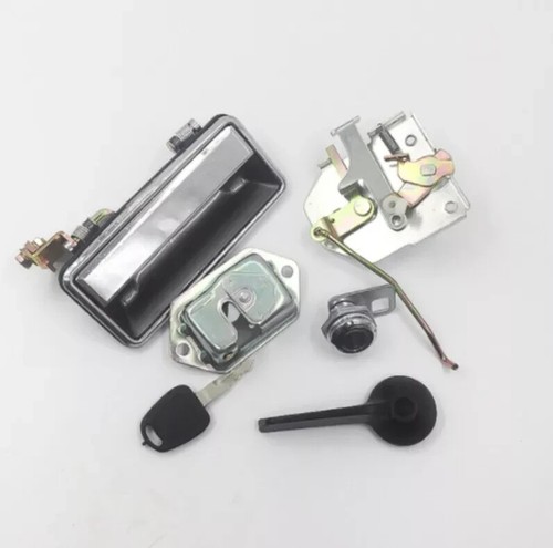 Excavator cab door - cab, lock