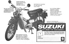 1966 Advert for SUZUKI 50cc