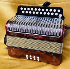 HOHNER ERICA C/C# 21 BUTTON ACCORDION USED