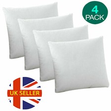 Pack of 4 Hollowfibre Cushion Pad Inner Filler Inserts Deep Filled Cushions