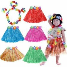 Kids Hawaiian Hula Dance Grass