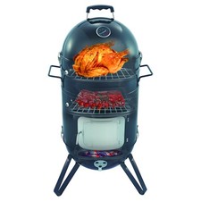 Callow Vertical Charcoal BBQ Smoker Grill - BBQ Smoker Fish & Meat Smoker Cooker