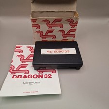 Dragon 32 Cartridge "METEOROIDS" with Original Instructions (and half the box).
