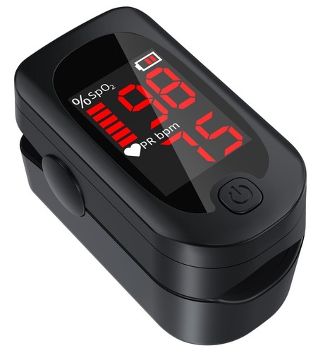 Pulse oximeter fingertip - oximeter, blood