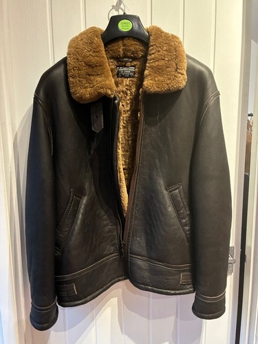 Mans leather flying jacket - , l