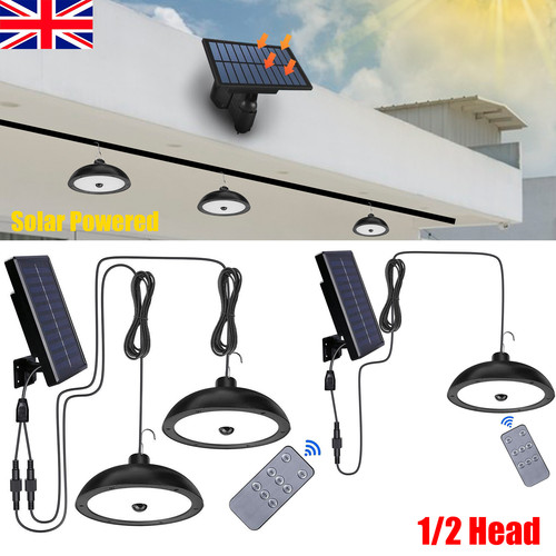 Led solar powered - powered, pendant