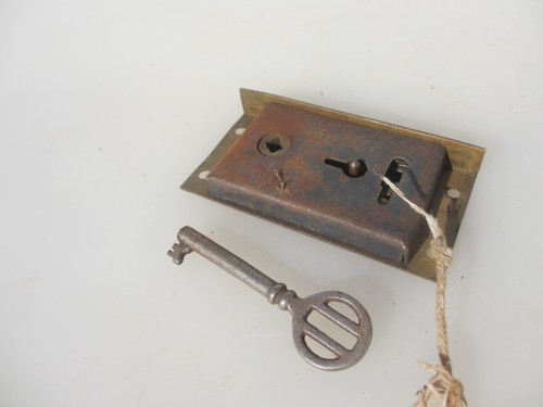 Antique brass cabinet lever - antique,