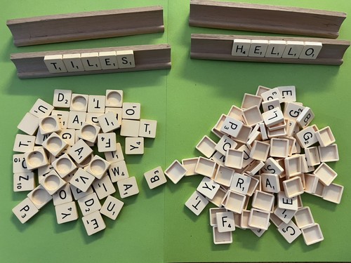 Vintage scrabble spares - vintage,