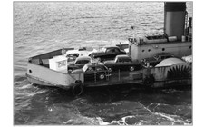 The Cleddau Queen Ferry - Pembroke Dock 1962 Paddle Steamer, A40, A50 Print