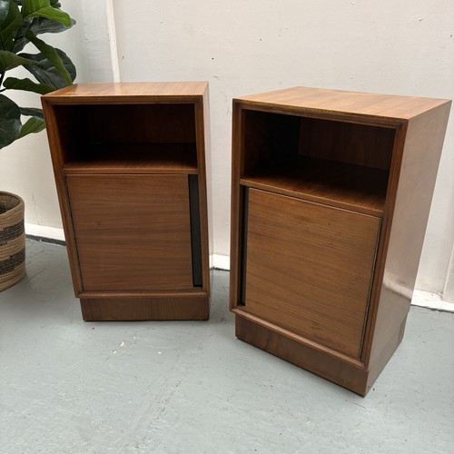 Pair mcm teak bedside - of,