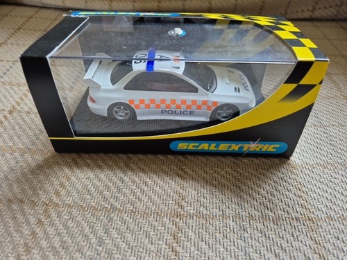 Scalextric subaru police car - subaru,