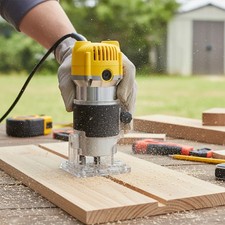 800W 1/4" Electric Hand Trimmer Palm Router Woodworking Laminate Wood Laminator