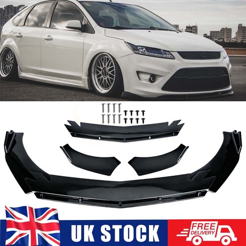 Black lower front bumper lip - lower,