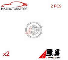 BRAKE DRUM PAIR SET FRONT ABS