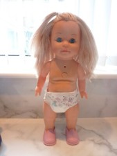 RARE WALKING & SINGING DOLL By Tak May Blonde Blue Eyes 15” SINGS B.I.N.G.O...