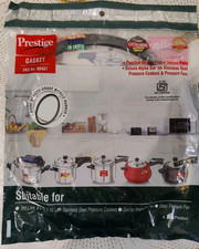 Original 25 cm Prestige Pressure Cooker Gasket/Ring for 6.5/8/10 Litre  Black