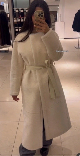 Zara faux fur coat - faux,