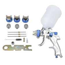 Spray Gun Kit 600CC HVLP Gravity Feed Vehicle Car Paint 1.4 1.7 2.0MM Nozzles