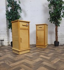 Pair Of Vintage Bamboo &