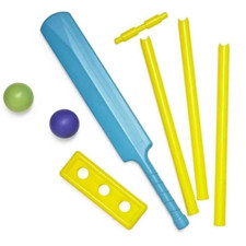 New Kids Garden Indoor/outdoor Fun Play Plastic Cricket Set