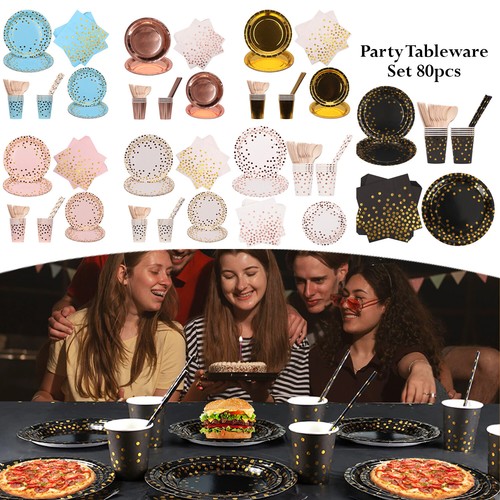 Party tableware set paper - tableware,