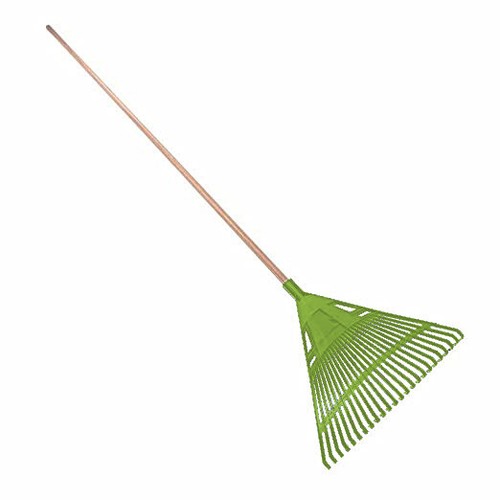 Plastic garden rake - plastic,