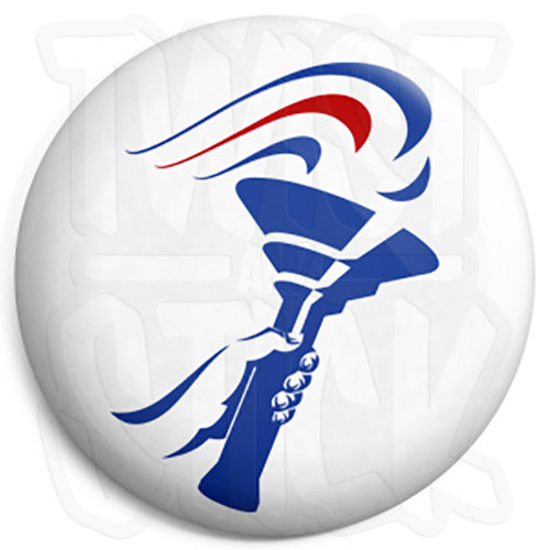 Retro conservative torch logo - conservative,