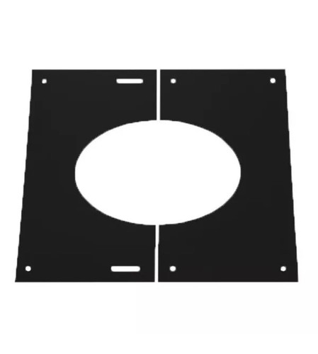 Black finishing plate - black,
