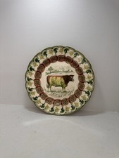 A rare antique Powell, Bishop & Stonier "Bull Plate" dating to around 1880.