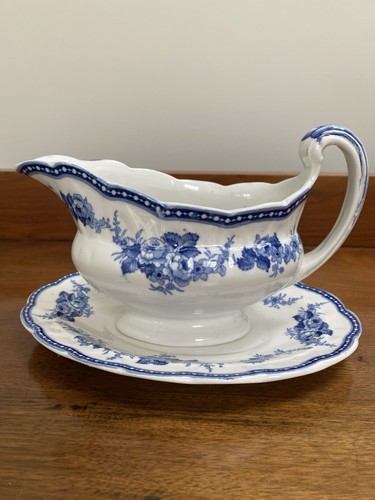 Antique blue and white - blue, booths