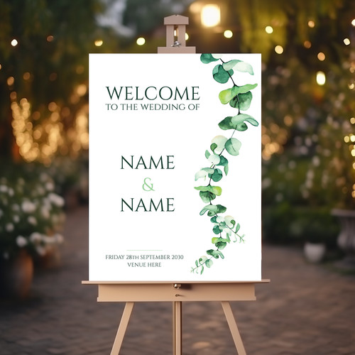 Wedding sign board welcome - wedding,
