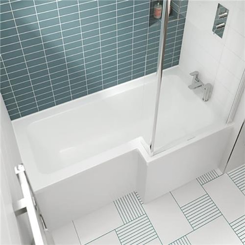 Nuie square shaped shower - square, l-shaped
