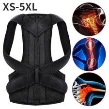 Adjustable Posture Corrector Back Brace Men Women Lumbar Shoulder Support Belt