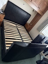 Black Faux Leather King Size