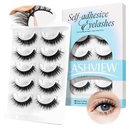 Lashview pre glued - glued, 5