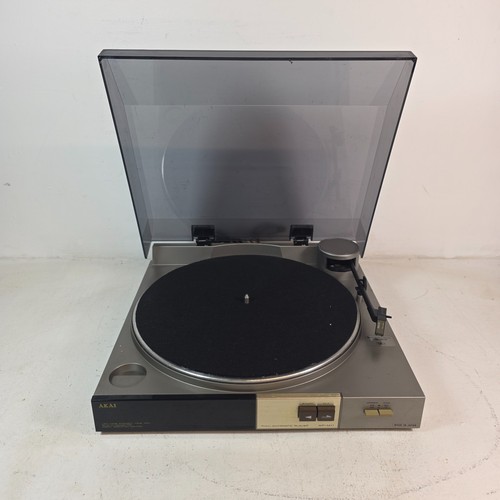 Akai turntable record player - record,