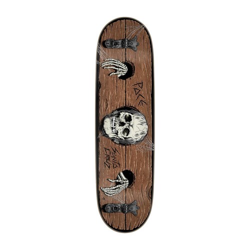 Santa cruz pro skateboard - santa, deck