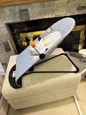 Baby Bjorn bouncer bundle with Toy Bar  - Light Blue Color- Bouncer  Chair