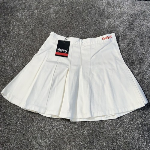 Kickers classic white pleated - white,