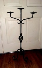 Candelabra Wrought Iron Gothic