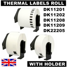 ADDRESS LABELS COMPATIBLE WITH BROTHER DK11201 DK11202 DK11208 DK11209 DK22205