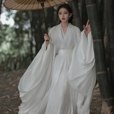 White Hanfu Dress Women Ancient Chinese Fairy Cosplay Costume Dress Hanfu Dress