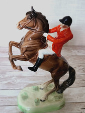 Beswick Huntsman on Rearing Horse Beautiful Rare Vintage Gloss Model No.868 Vgc