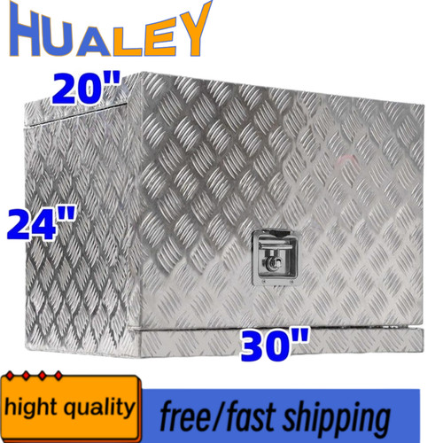 Aluminum plate tool box - aluminum,