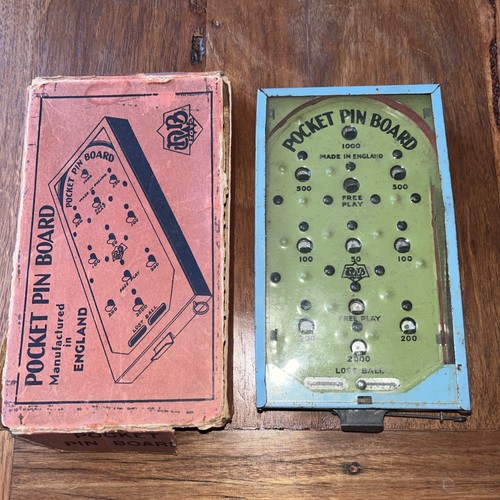 Vintage tin plate pocket pin - plate,